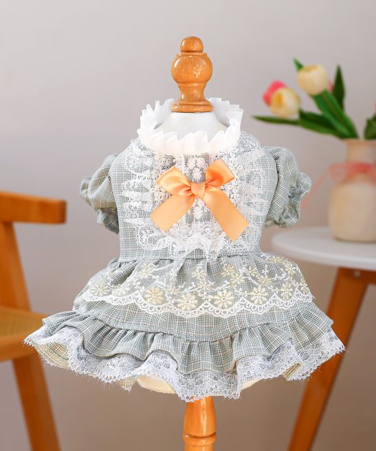 Palace - Style Lace Princess Dress for Dogs